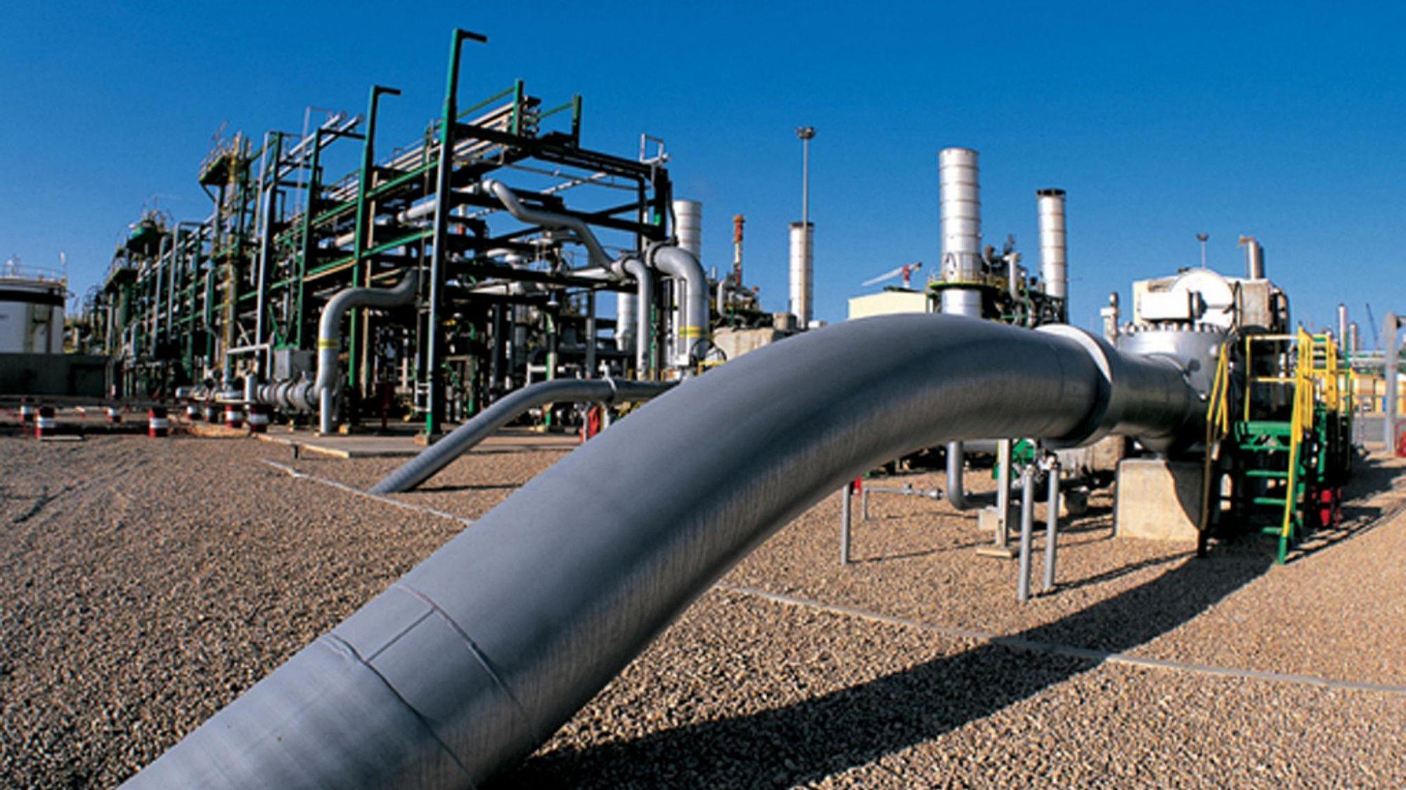Gas processing facility on the Wafa-Mellitah pipeline system